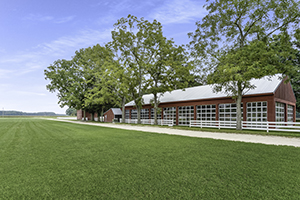 exterior elevation of the event pavilion