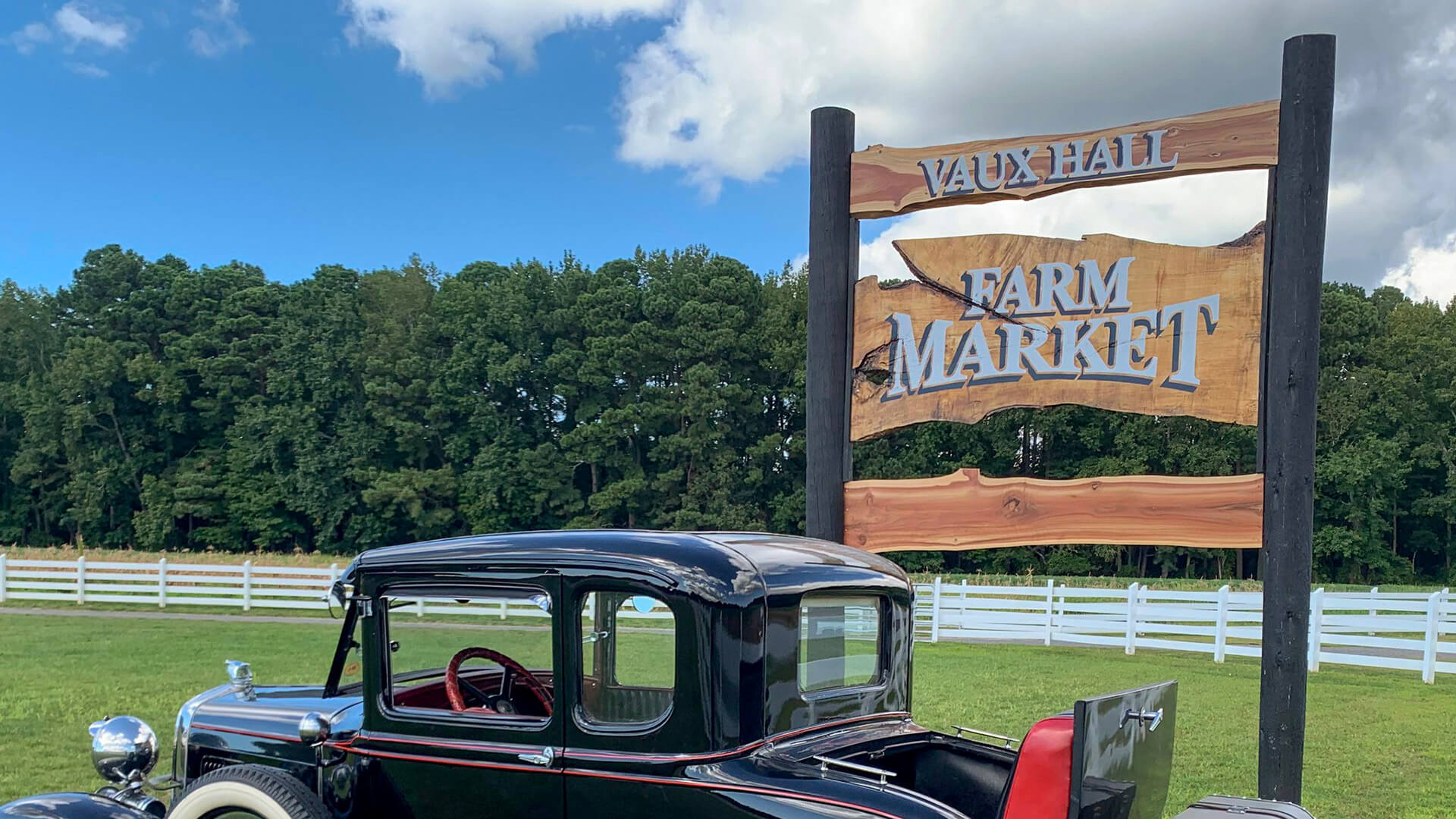 Farm Market Sign Elevation